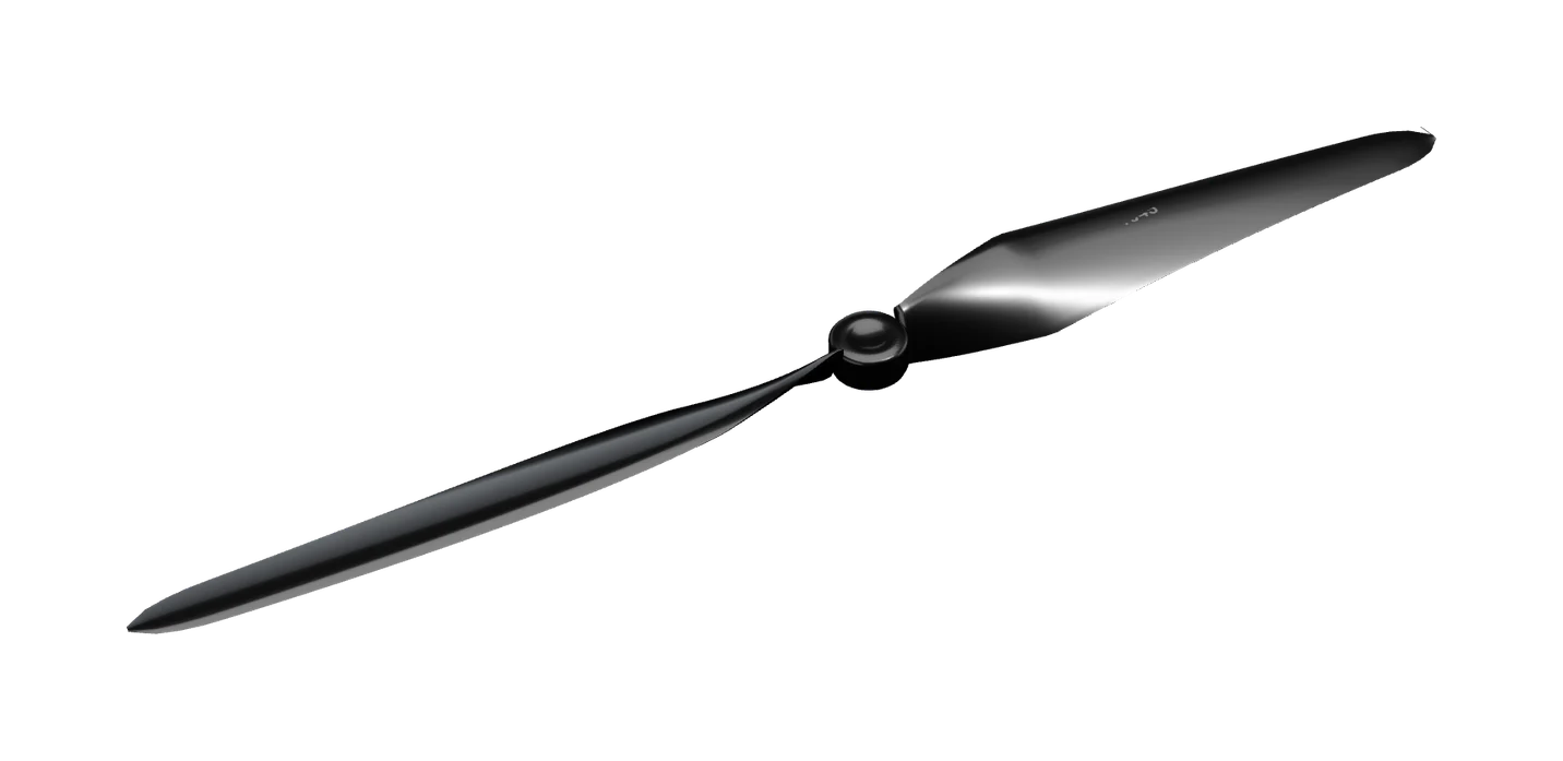 Black 10 inch standard propeller